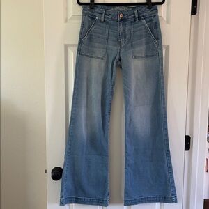 American Eagle outfitters wide leg trouser jeans